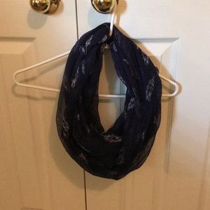 Charlotte Russe feather infinity scarf